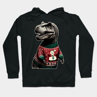 Christmas Tyrannosaurus Hoodie